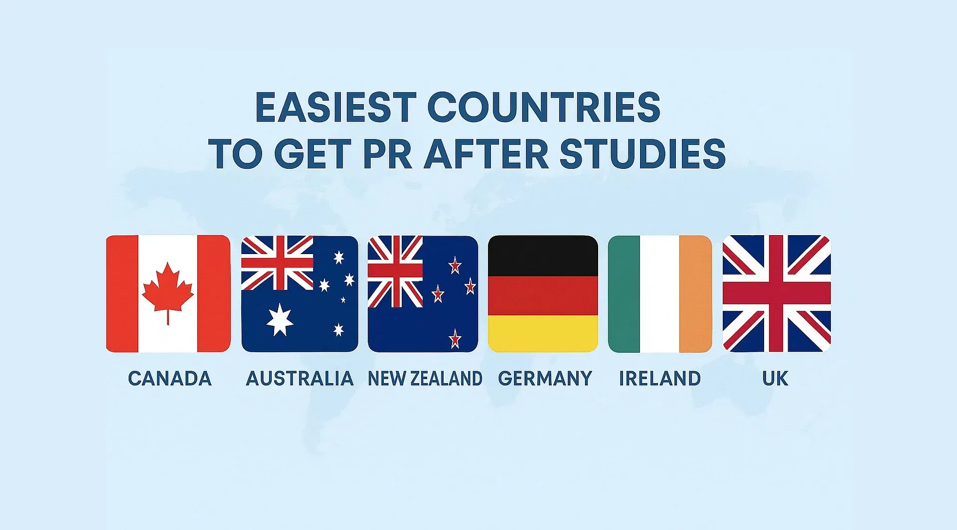 Which countries are easiest to get PR after studies?